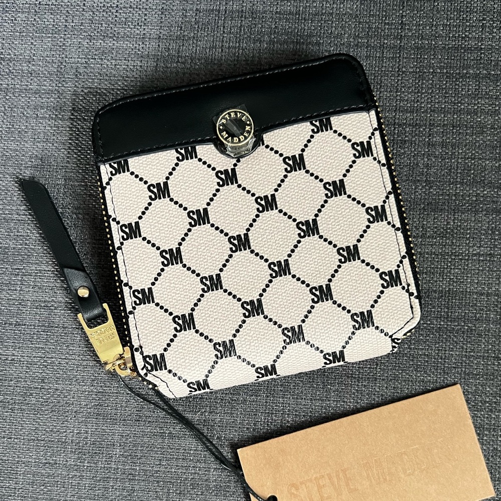 NWT STEVE MADDEN ZIP AROUND WALLET CARD HOLDER CASE - Picture 1 of 5